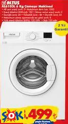 ALTUS AL6103L 6 KG ÇAMAŞIR MAKİNESİ